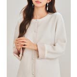 表裏配色ジャカード編みカーディガン | SAISON DE PAPILLON | 詳細画像18