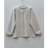 表裏配色ジャカード編みカーディガン | SAISON DE PAPILLON | 詳細画像30