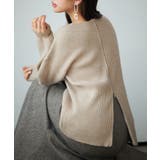 ベージュ | 3WAYダブルジップニットカーディガン | SAISON DE PAPILLON