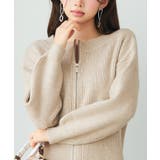 3WAYダブルジップニットカーディガン | SAISON DE PAPILLON | 詳細画像9