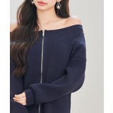 3WAYダブルジップニットカーディガン | SAISON DE PAPILLON | 詳細画像31