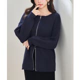 3WAYダブルジップニットカーディガン | SAISON DE PAPILLON | 詳細画像24