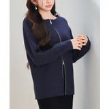 3WAYダブルジップニットカーディガン | SAISON DE PAPILLON | 詳細画像25