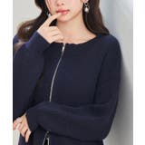 3WAYダブルジップニットカーディガン | SAISON DE PAPILLON | 詳細画像27