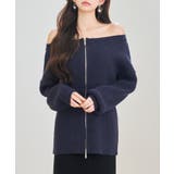 3WAYダブルジップニットカーディガン | SAISON DE PAPILLON | 詳細画像28