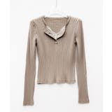 胸元レースリブ編みニットトップス | SAISON DE PAPILLON | 詳細画像26