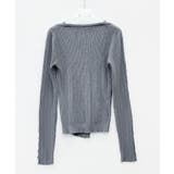 ランダムテレコ編み2枚風ニットトッブス | SAISON DE PAPILLON | 詳細画像17