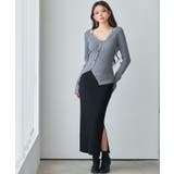 ランダムテレコ編み2枚風ニットトッブス | SAISON DE PAPILLON | 詳細画像13