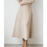 アシンメトリネック長袖ミディ丈ニットワンピース | SAISON DE PAPILLON | 詳細画像20