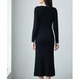 配色リブ編みニットミディ丈ワンピース | SAISON DE PAPILLON | 詳細画像12