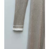 配色リブ編みニットミディ丈ワンピース | SAISON DE PAPILLON | 詳細画像29