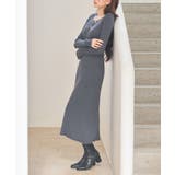 リブ編みレース付きニットワンピース | SAISON DE PAPILLON  | 詳細画像4 