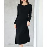 リブ編みレース付きニットワンピース | SAISON DE PAPILLON  | 詳細画像13 