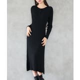 リブ編みレース付きニットワンピース | SAISON DE PAPILLON  | 詳細画像14 