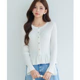 2wayフレア袖口ニットカーディガン | SAISON DE PAPILLON  | 詳細画像12 