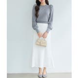 ギャザースリーブニットプルオーバー | SAISON DE PAPILLON  | 詳細画像7 