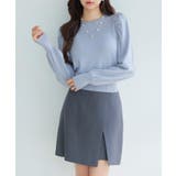 ギャザースリーブニットプルオーバー | SAISON DE PAPILLON  | 詳細画像30 