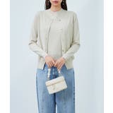 上品なラメー入りニットアンサンプル | SAISON DE PAPILLON  | 詳細画像22 