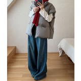 スタンドカラーボリューム中綿ベスト | SAISON DE PAPILLON | 詳細画像7