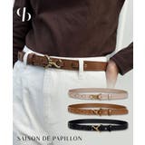 金属フックバックルベルト | SAISON DE PAPILLON  | 詳細画像1 