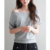 グレー | 2wayラグランスリーブTシャツ | SAISON DE PAPILLON