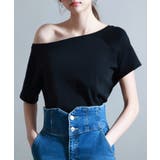 ブラック | 2wayラグランスリーブTシャツ | SAISON DE PAPILLON
