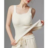アイボリー | 肌に優しい暖かタンクトップ | SAISON DE PAPILLON