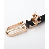 ゴールドバックル細ベルト | SAISON DE PAPILLON  | 詳細画像11 