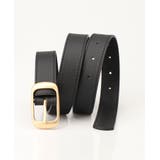 マットゴールドレザーベルト | SAISON DE PAPILLON  | 詳細画像10 