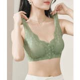 フロントスナップボタンレースブラジャー | SAISON DE PAPILLON  | 詳細画像18 