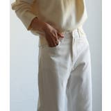 ハイライズワイドストレートデニムパンツ | SAISON DE PAPILLON  | 詳細画像7 