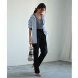 ハイライズワイドストレートデニムパンツ | SAISON DE PAPILLON  | 詳細画像14 