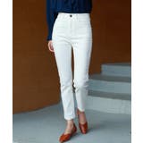 撥水コーティング九分丈ストレートストレッチデニム | SAISON DE PAPILLON  | 詳細画像10 