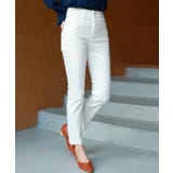 撥水コーティング九分丈ストレートストレッチデニム | SAISON DE PAPILLON  | 詳細画像3 