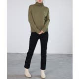 撥水コーティング九分丈ストレートストレッチデニム | SAISON DE PAPILLON  | 詳細画像16 