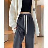 裏起毛コーデユロイワイドパンツ | SAISON DE PAPILLON  | 詳細画像7 