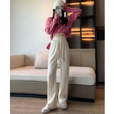 裏起毛コーデユロイワイドパンツ | SAISON DE PAPILLON  | 詳細画像11 