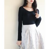 リブ編み暖か裏起毛ストレッチトップス | SAISON DE PAPILLON | 詳細画像19