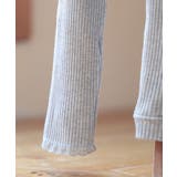 リブ編み暖か裏起毛ストレッチトップス | SAISON DE PAPILLON | 詳細画像38