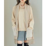 暖か2way大判ストール | SAISON DE PAPILLON  | 詳細画像4 