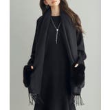 暖か2way大判ストール | SAISON DE PAPILLON  | 詳細画像8 