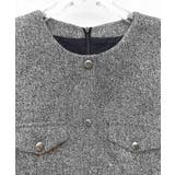 ローウエストミニ丈プリーツツイードワンピース | SAISON DE PAPILLON | 詳細画像12