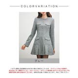 ローウエストミニ丈プリーツツイードワンピース | SAISON DE PAPILLON | 詳細画像2