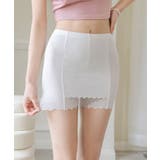 Y字ラインカバーペチコート付きインナーペチパンツ | SAISON DE PAPILLON  | 詳細画像8 