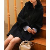 ベルト付きダブルフェイスガウンコート | SAISON DE PAPILLON  | 詳細画像12 