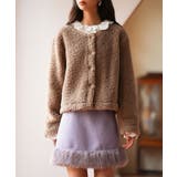 モコモコショート丈ボア生地コート | SAISON DE PAPILLON  | 詳細画像8 