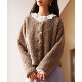 モコモコショート丈ボア生地コート | SAISON DE PAPILLON  | 詳細画像10 