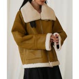 フェイクレザーエコムートンブルゾン | SAISON DE PAPILLON  | 詳細画像10 