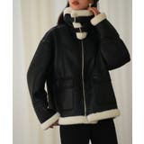 フェイクレザーエコムートンブルゾン | SAISON DE PAPILLON  | 詳細画像16 