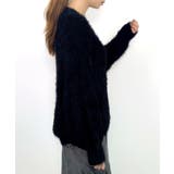 光沢フェザーVネックミドル丈カーディガン | SAISON DE PAPILLON | 詳細画像25